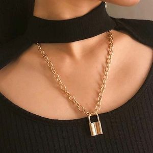 BOGO Gold chain lock necklace jewelry cute padlock